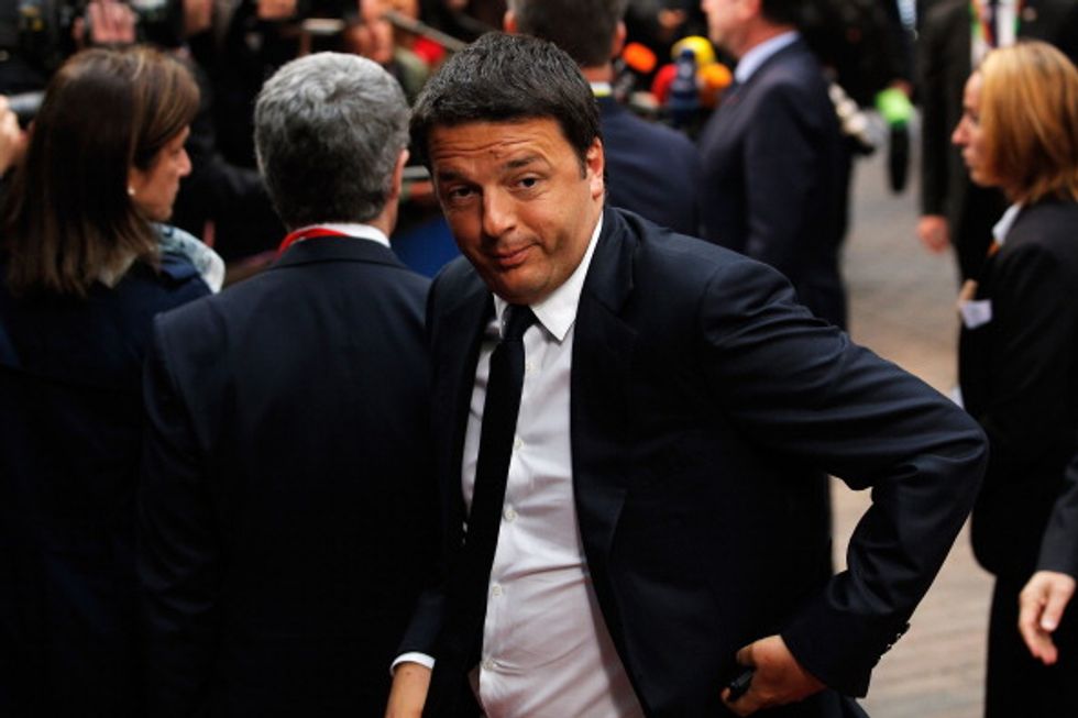 La fine di Renzi in Europa