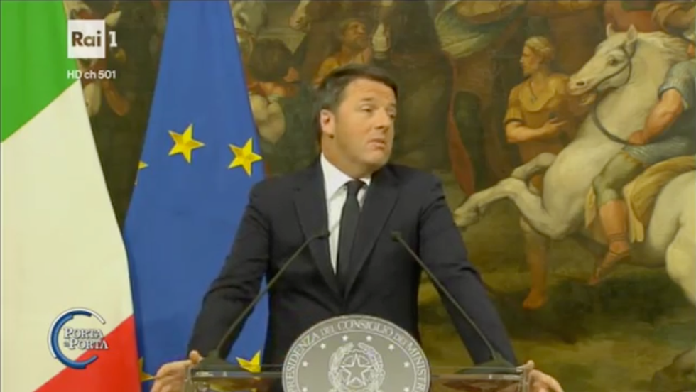 Renzi annuncio dimissioni governo referendum