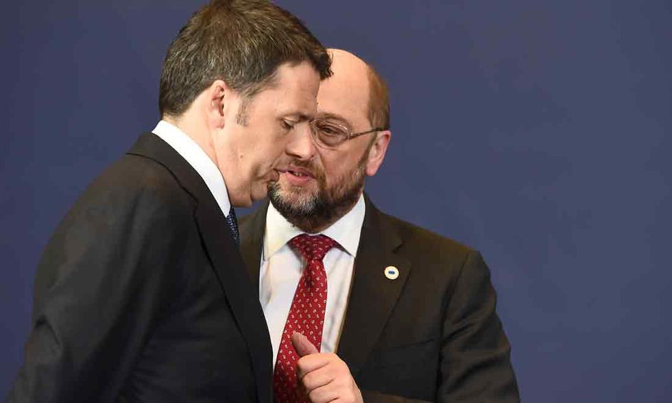 Renzi e Schulz