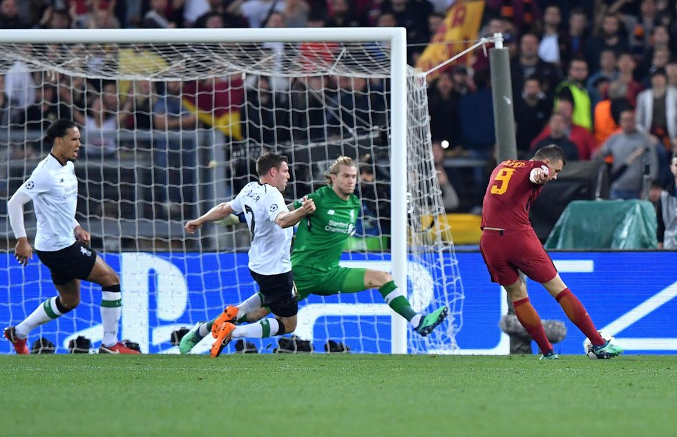 Roma-Liverpool 3-2 video gol Dzeko