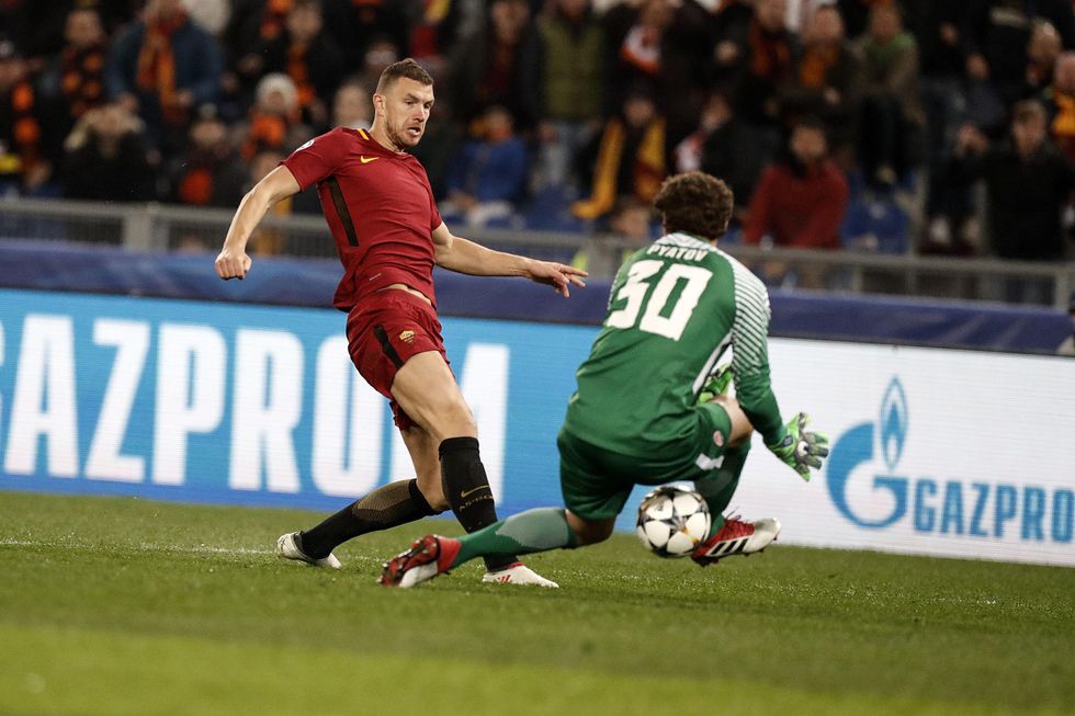 Roma-Shakhtar 1-0 gol Dzeko video