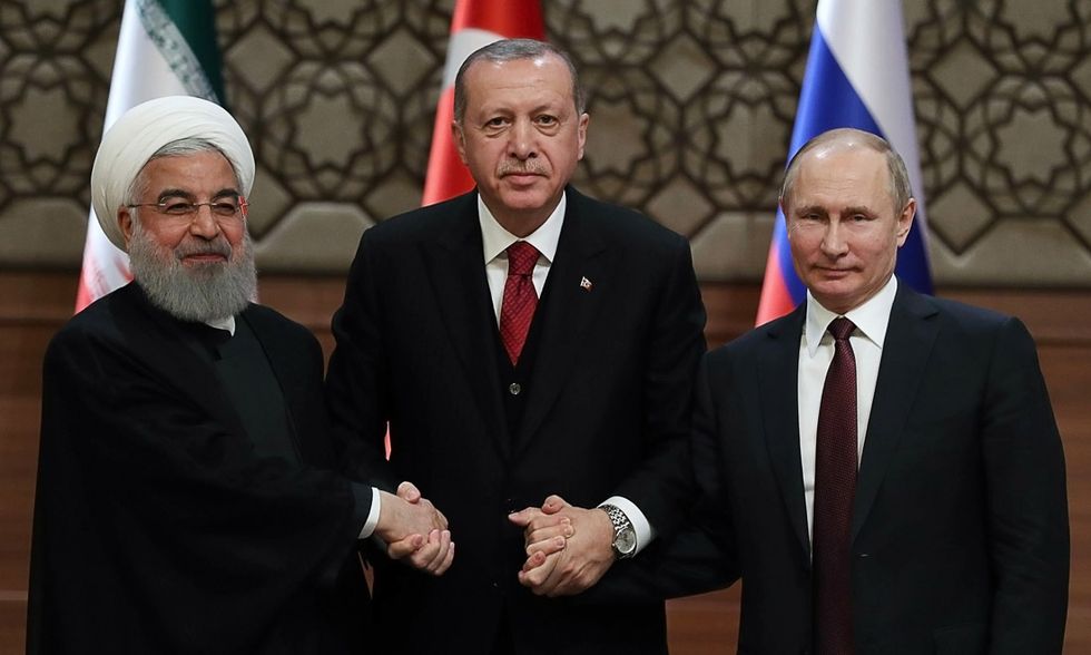 Rouhani, Erdogan e Putin