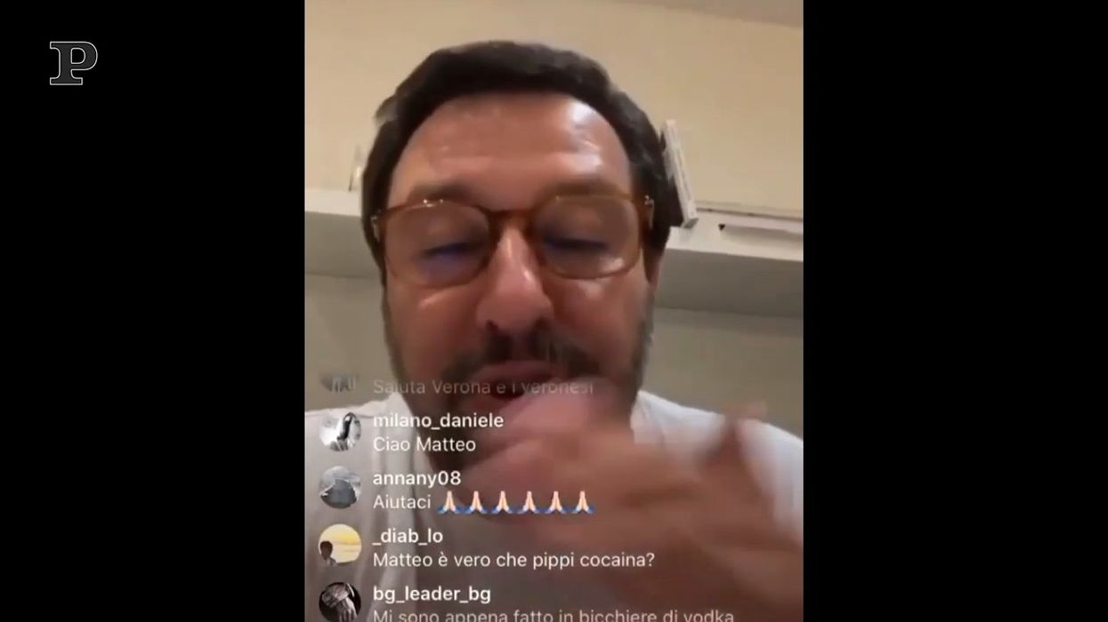 Salvini a un follower: "Non ho mai fatto uso di cocaina"