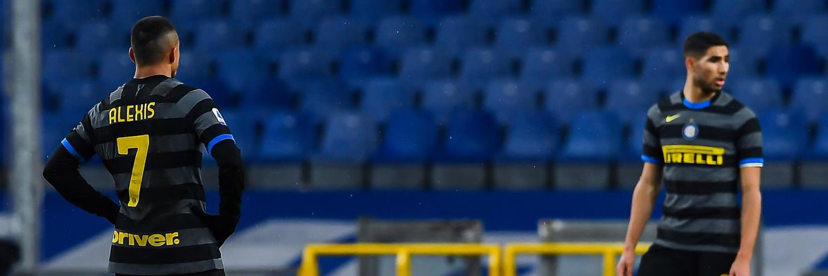 sanchez hakimi inter maledizione di gennaio serie a campionato sampdoria