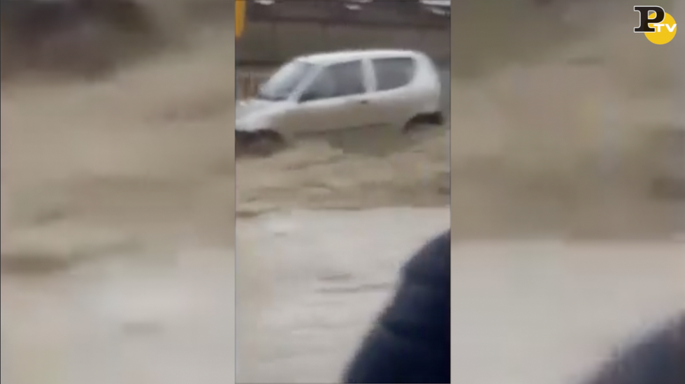 Sciacca inondazione fiume verdura video alluvione