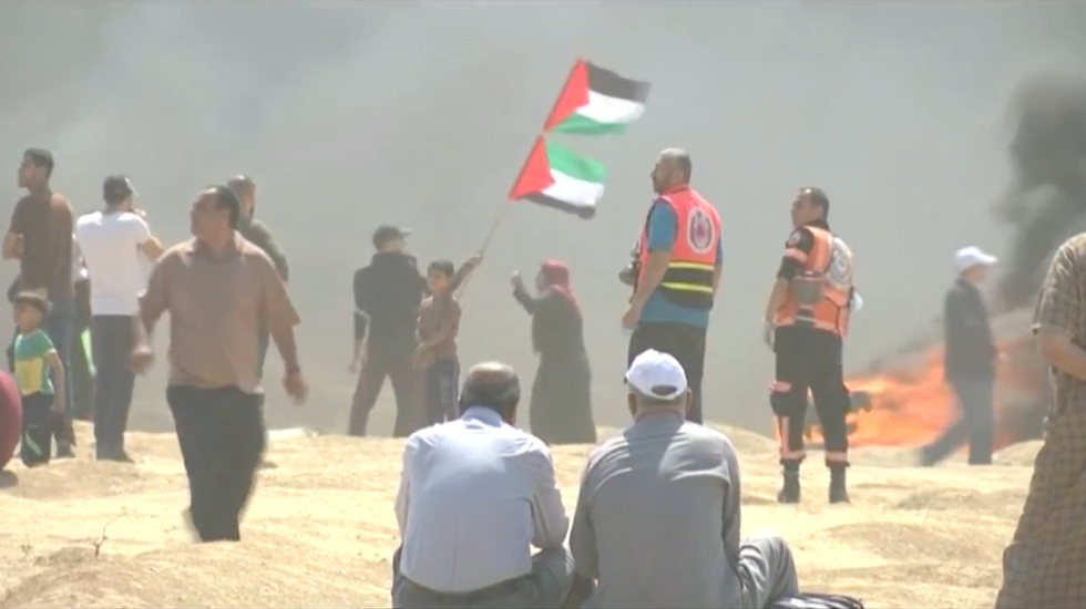 scontri Gaza palestinesi Israele video