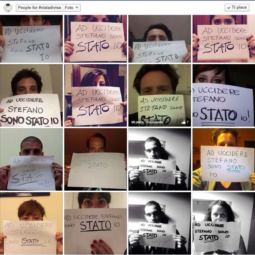 #sonoStatoio, campagna Twitter per Stefano Cucchi