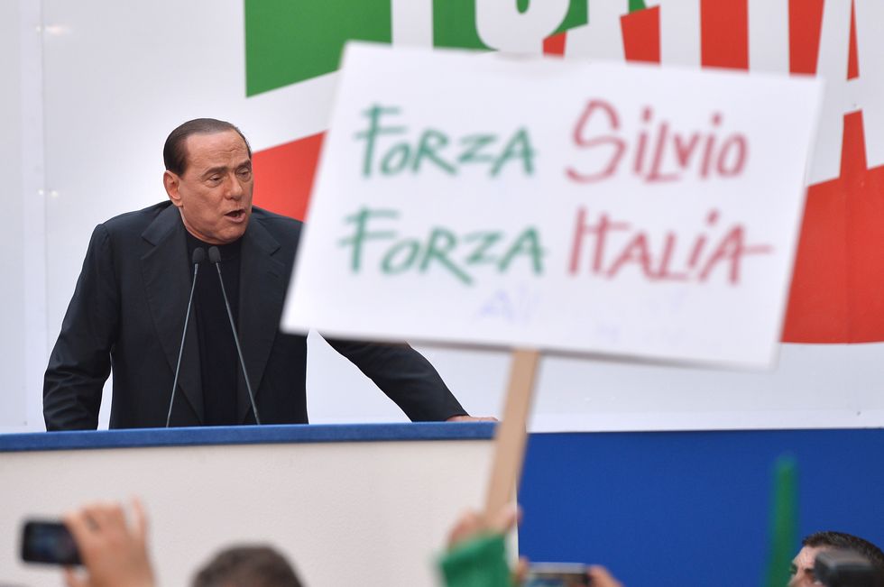 Manifestazione via Plebiscito: il discorso di Berlusconi