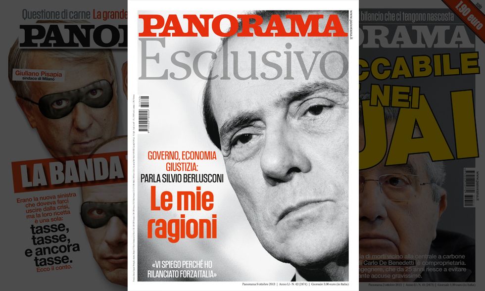 Panorama: esclusivo - parla Silvio Berlusconi