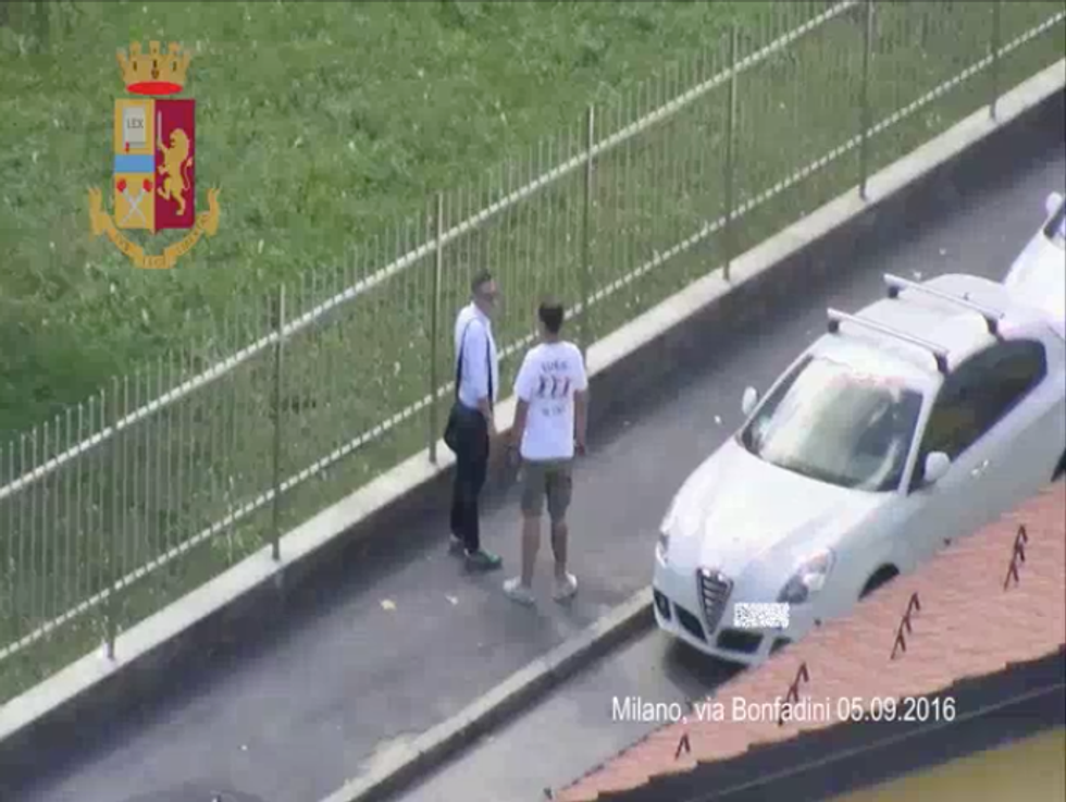 spaccio droga arrestato capo ultras Milan Lucci video