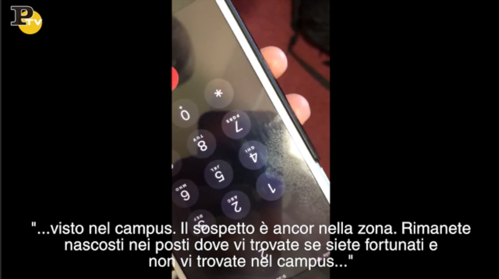 sparatoria Central Michigan University audio messaggio studenti allarme video