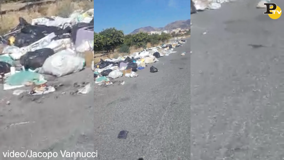 spazzatura fogna reggio Calabria