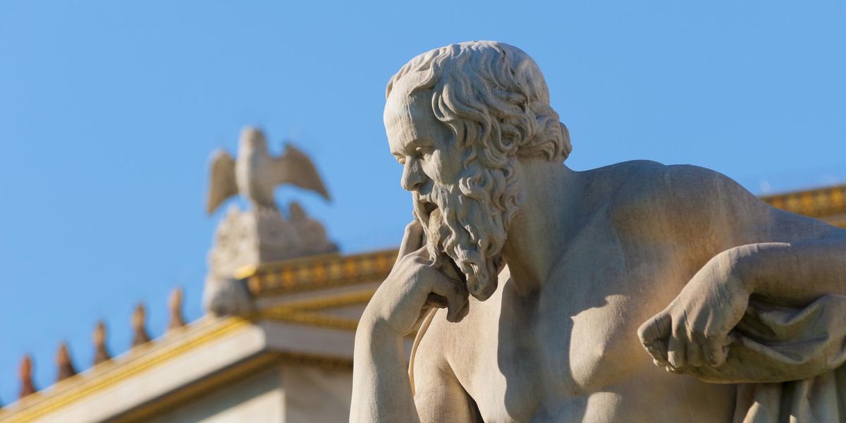 ​Statua che rappresenta il filosofo greco Socrate