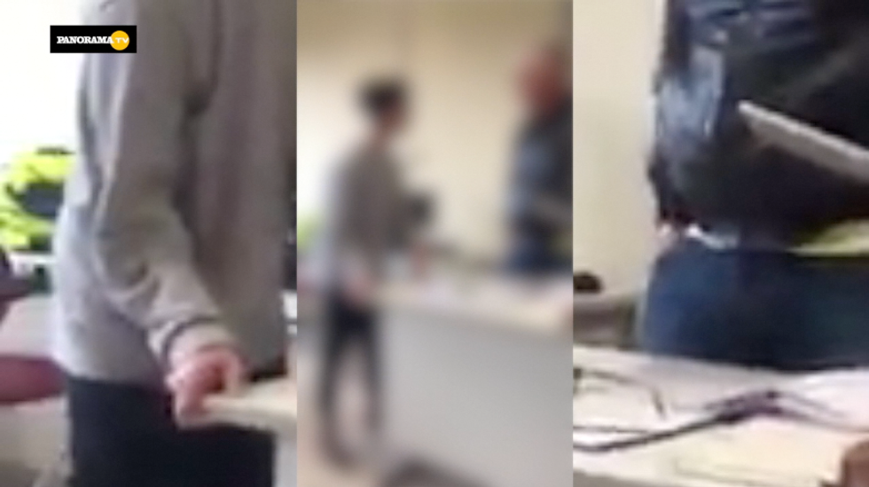 studente minaccia professore metta sei video