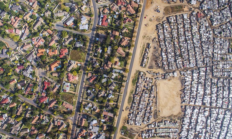 Sudafrica, foto da un drone