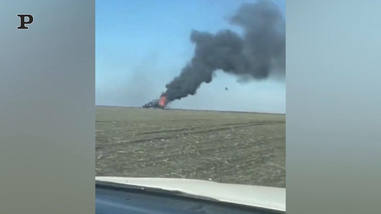 Sukhoi russo abbattuto vicino a Izyum | Video