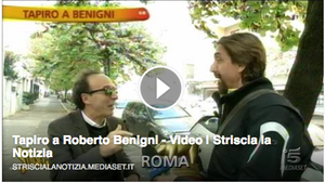 Tapio d'oro a Roberto Benigni