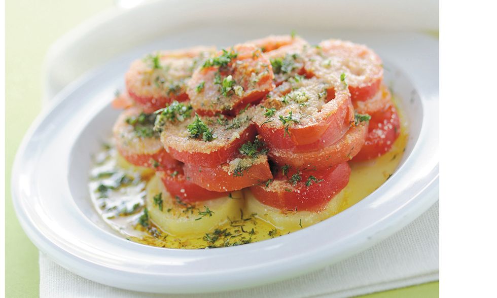 Ricette d'estate: Teglia di pomodori e patate