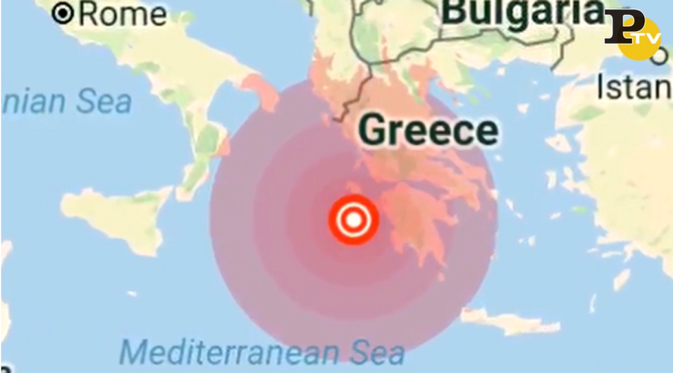 Terremoto Grecia video