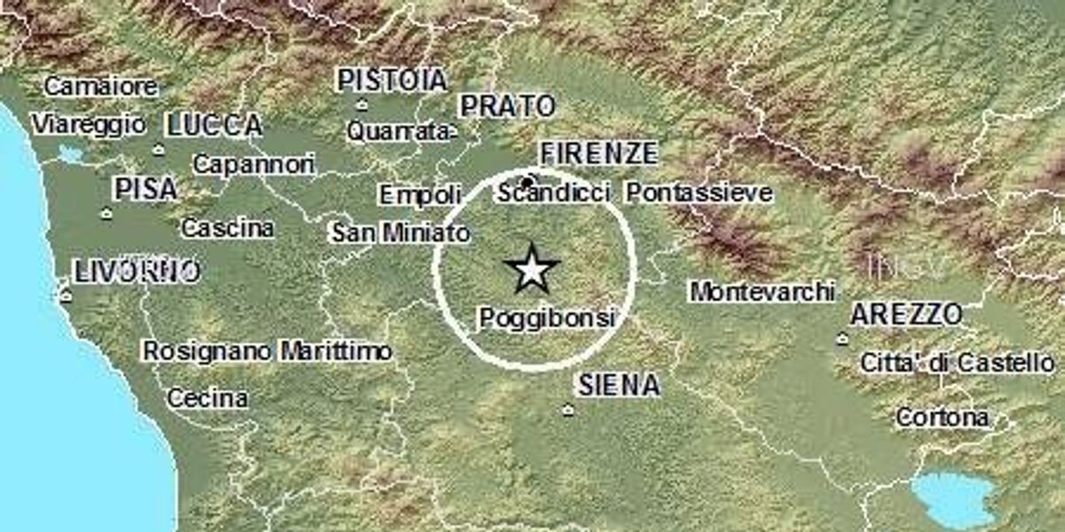 Terremoto Toscana, epicentro a Poggibonsi, Provincia di Siena