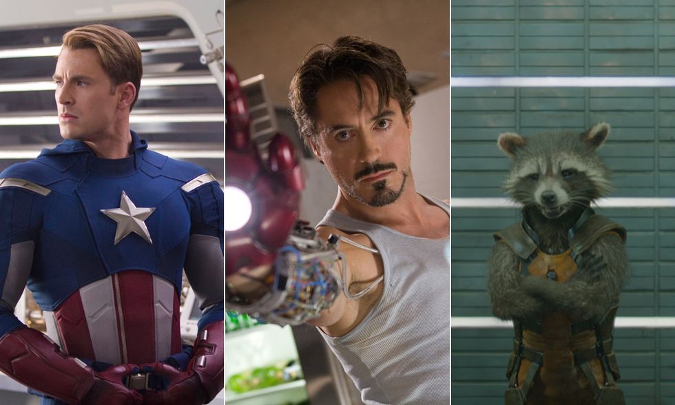 The Avengers, Iron Man, Guardiani della galassia