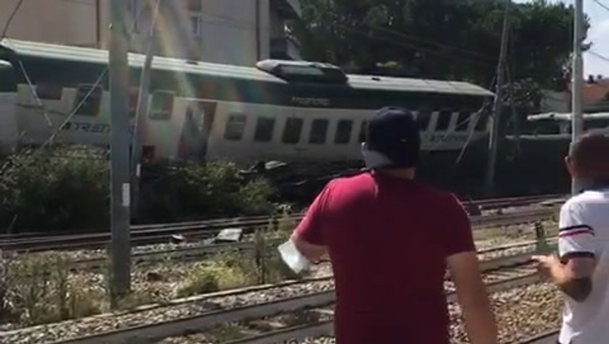 Treno deraglia a Carnate | video