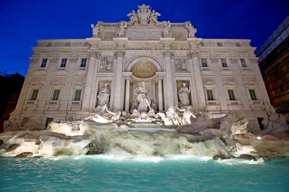 Trevi's Fountain after the restoration