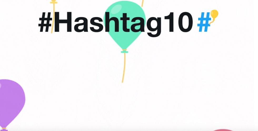twitter 10 hashtag