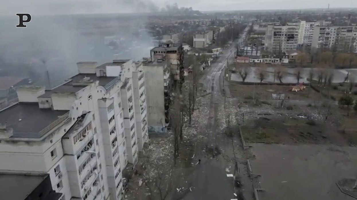 Ucraina, gli effetti dei bombardamenti su Borodjanka | Video