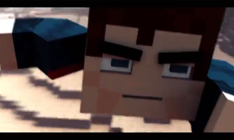 L'uomo d'acciaio, il trailer in versione Minecraft