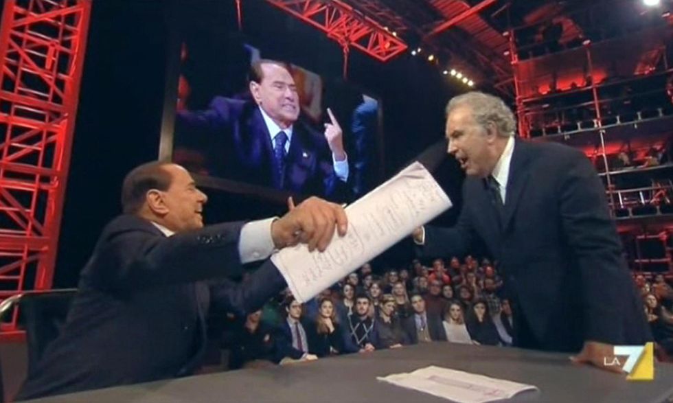Berlusconi da Santoro ha conquistato il 3-4% degli indecisi