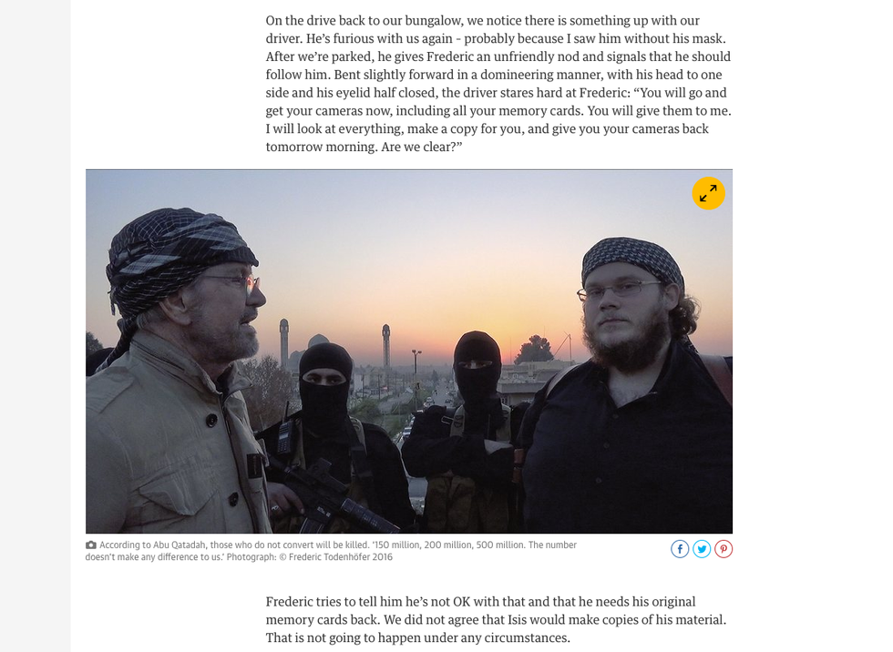 I territori dell'Isis raccontati da un giornalista occidentale