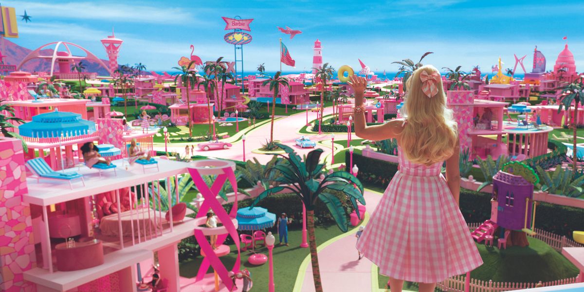 Una scena del film Barbie
