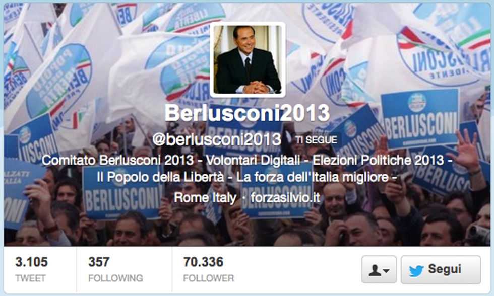Berlusconi ad 'Italia Domanda': le reazioni di Twitter