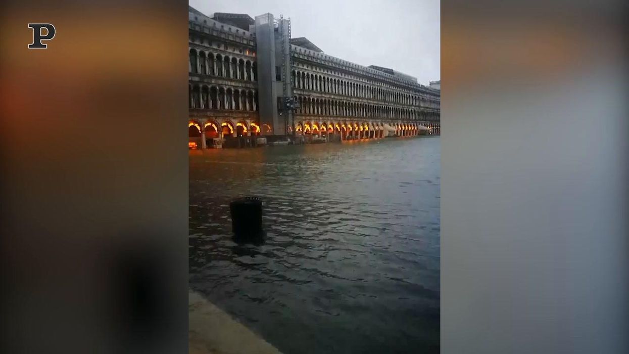 Mose non attivo, Venezia sommersa dalla marea: è entrato in funzione solo nella notte | video