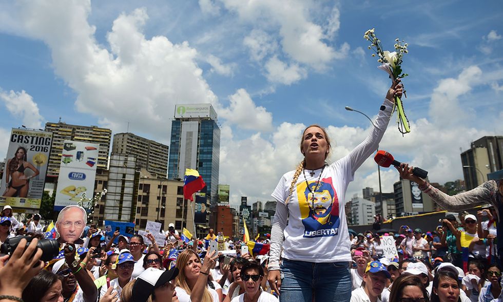Venezuela, marcia della donne in bianco