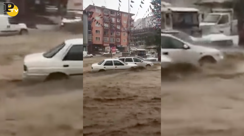 video alluvione inondazione Ankara Turchia