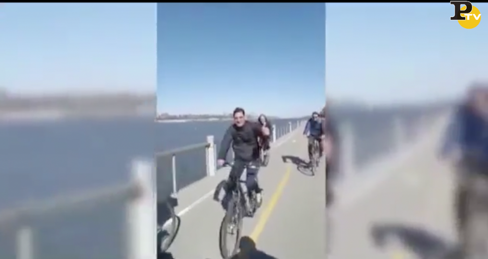 video amici argentina vittime attentato new york pista ciclabile