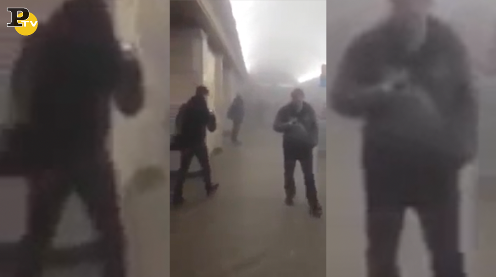 video bomba metropolitana san pietroburgo