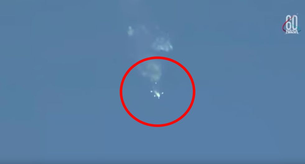 video-incidente-razzo-Soyuz-decollo