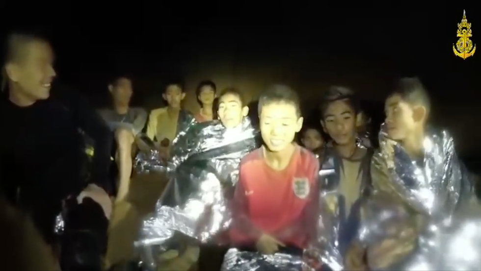 video ragazzi grotta Thailandia