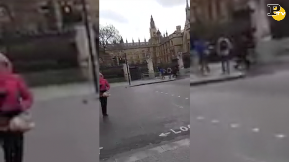video spari attentato terrorismo westminster parlamento londra