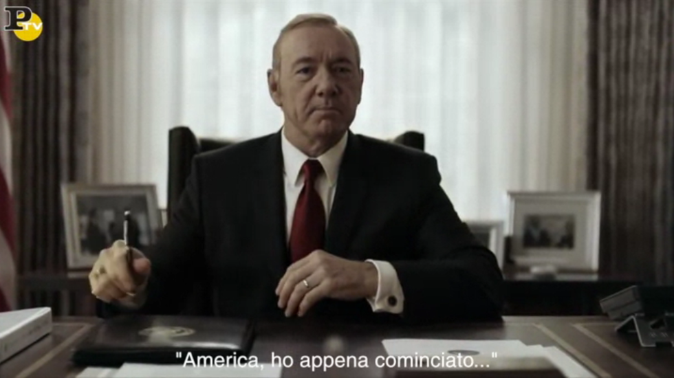 video spot frank Underwood House of cards