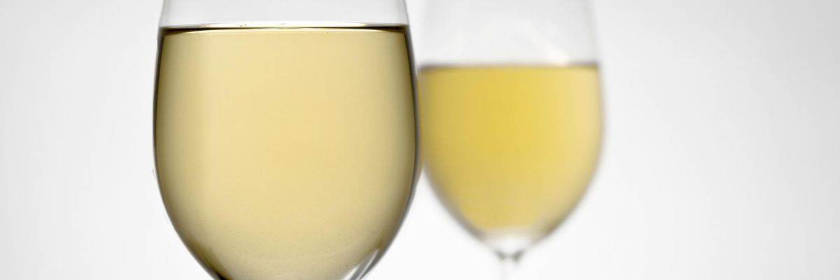 vino bianco calice
