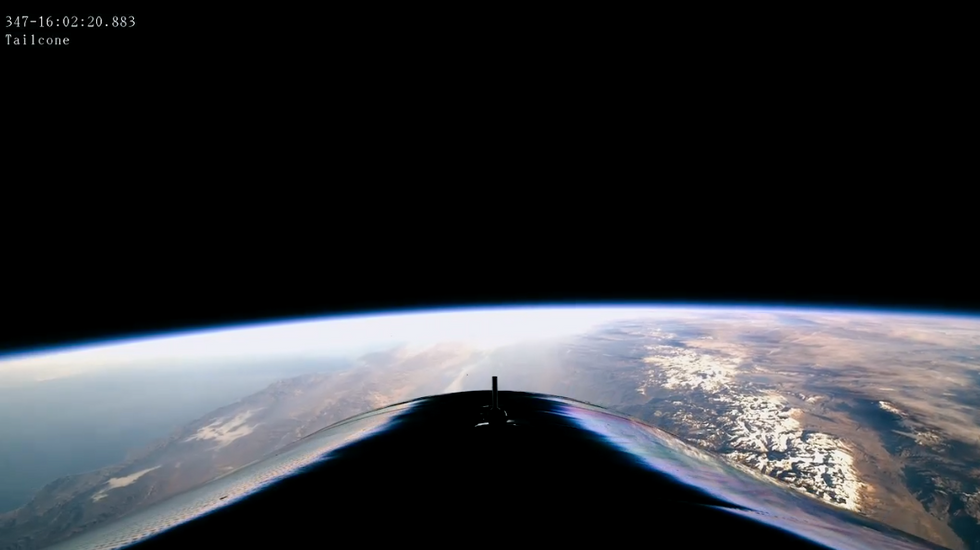 Virgin Galactic volo spazio video