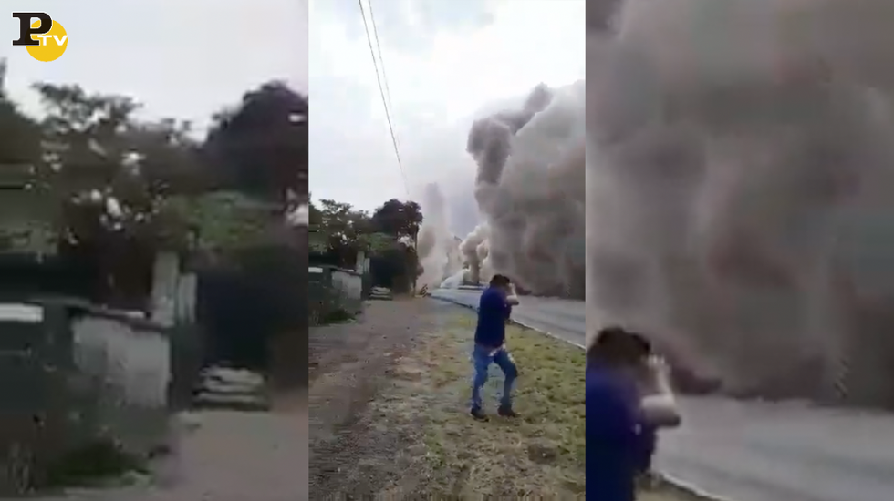 Vulcano de Fuego Guatemala eruzione video