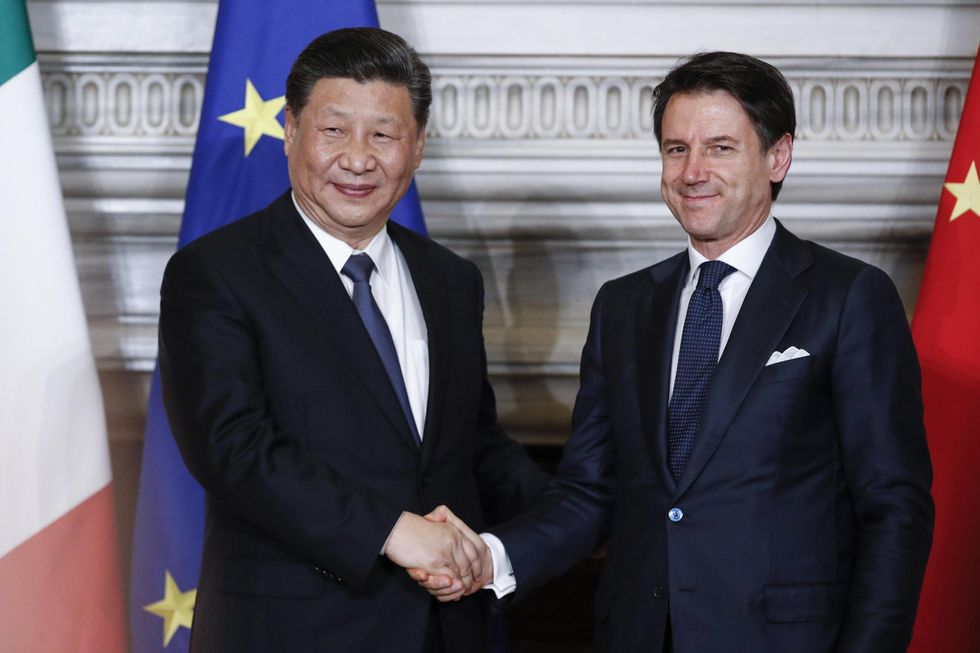 Xi Jinping Roma Giuseppe Conte Via della Seta
