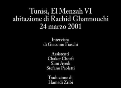 Tunisi, a tu per tu con Rachid Ghannouchi