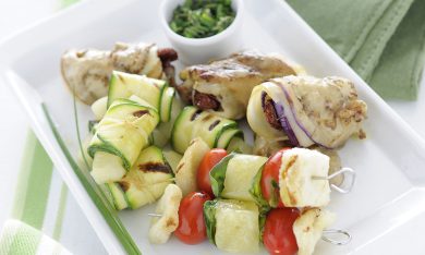 Ricette d’estate: grigliata vegetariana al formaggio