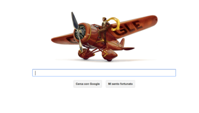 Amelia Earhart, un doodle per l’eroina dei cieli